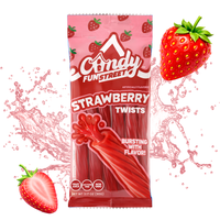 Candy Fun Street Strawberry Twists - 3.17oz