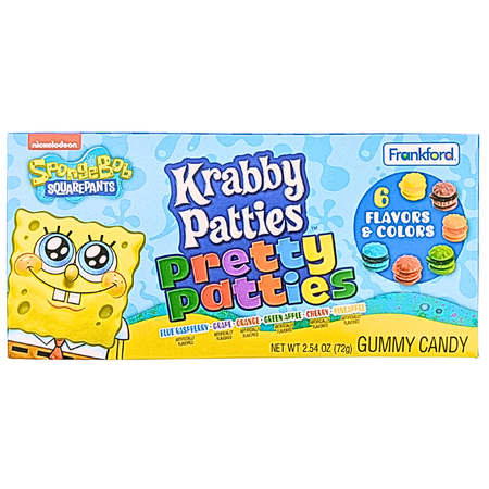 SpongeBob Gummy Krabby Patties Colors Theater Box