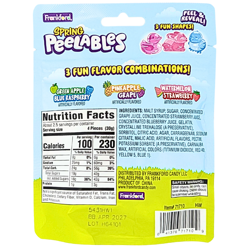 Spring Peelables Gummy Bag - 2.5oz