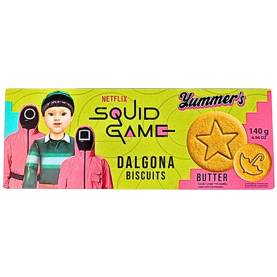 Squid Game Yummers Dalgona Butter Cookies - 140g