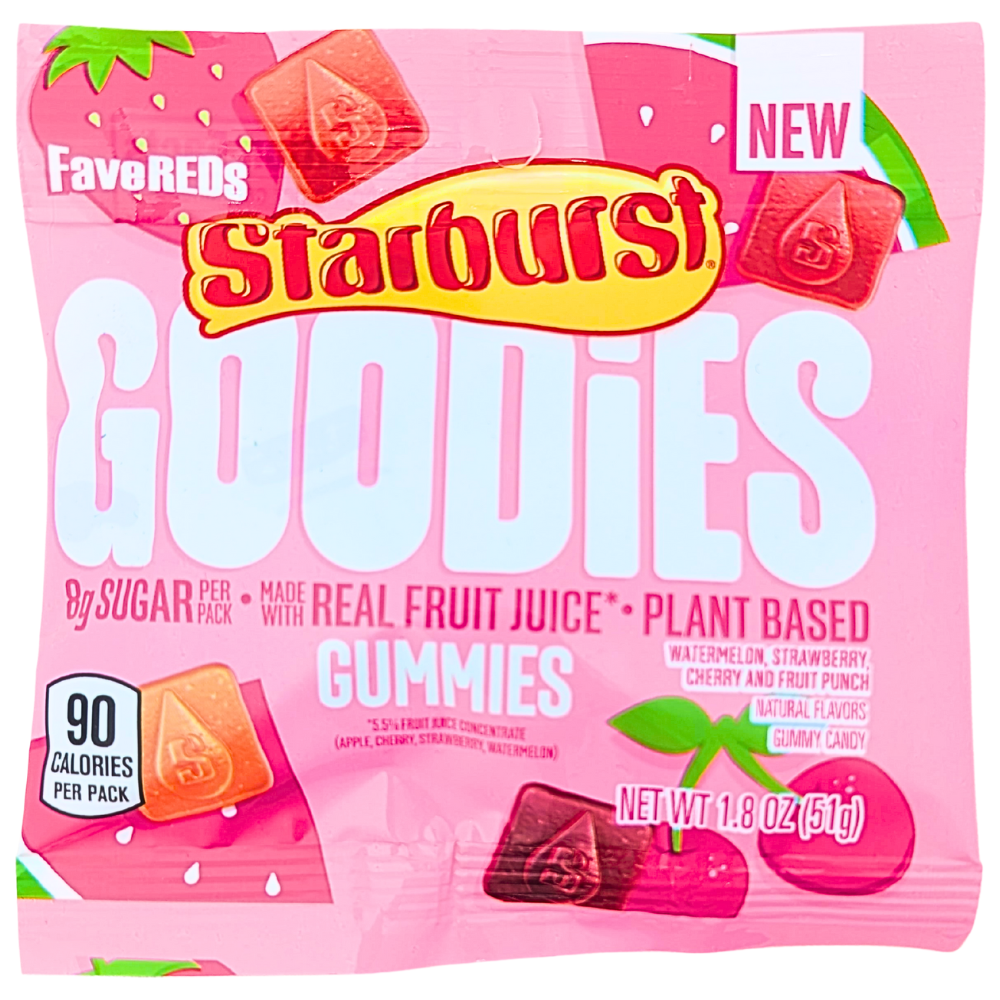 Starburst FaveREDS Goodies - 1.8oz | Candy Funhouse – Candy Funhouse CA