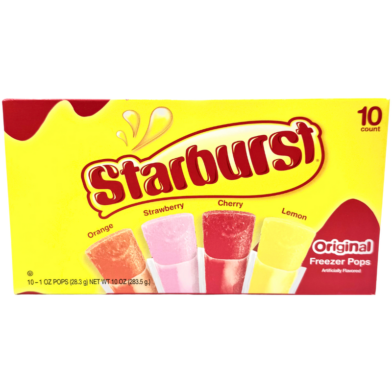 Starburst Freezer Pops 10 Pack - 10oz