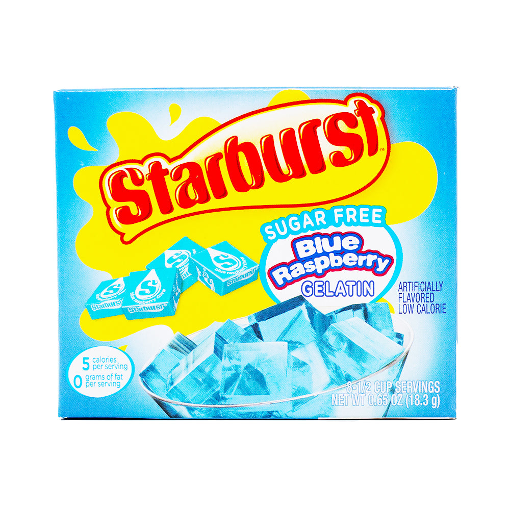 Starburst Sugar Free Gelatin Blue Raspberry - 18.3g | Candy Funhouse ...