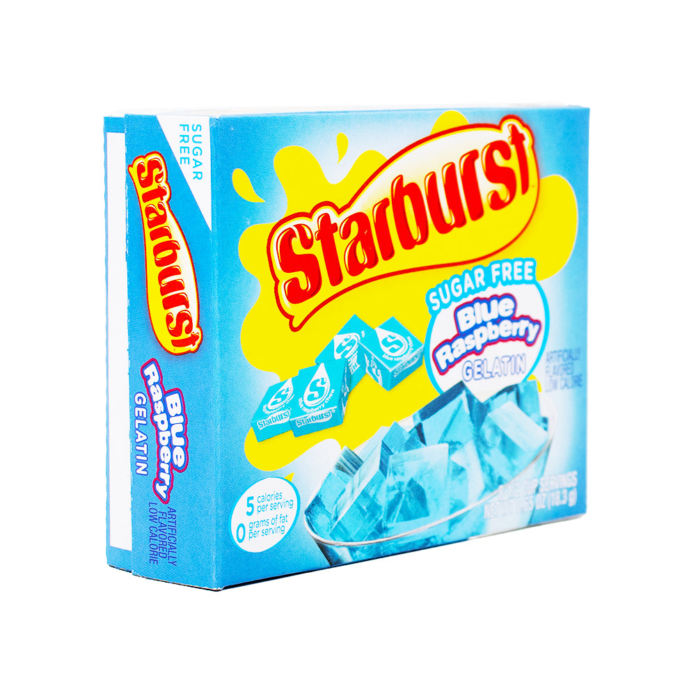 Starburst Raspberry Starburst Sugar Free Gelatin Blue Raspberry - 18.3g | Candy Funhouse ...