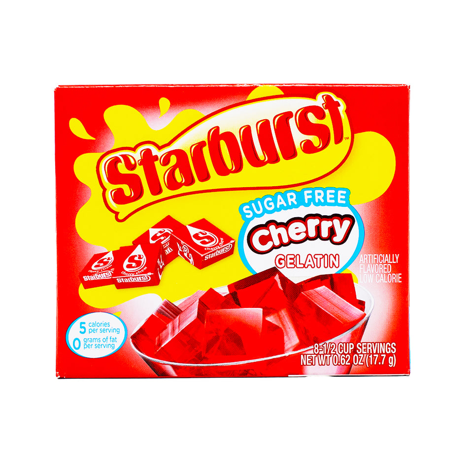 Starburst Sugar Free Gelatin Cherry - 17.7g
