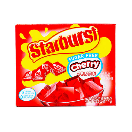 Starburst Sugar Free Gelatin Cherry - 17.7g