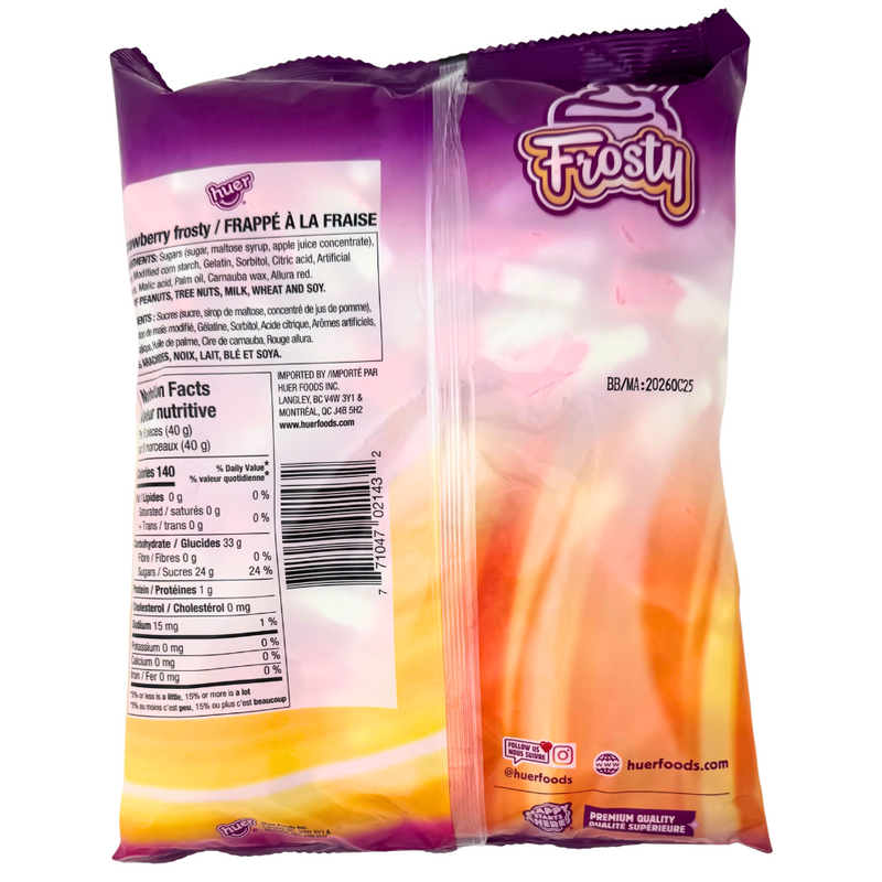 Huer Strawberry Frosty Bottles - 1kg