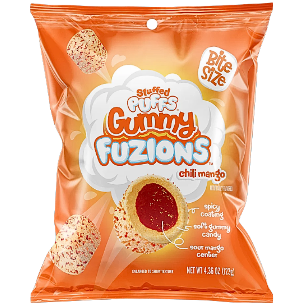 Stuffed Puffs Gummy Fuzions Chili Mango - 120g