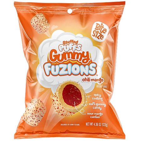 Stuffed Puffs Gummy Fuzions Chili Mango - 120g