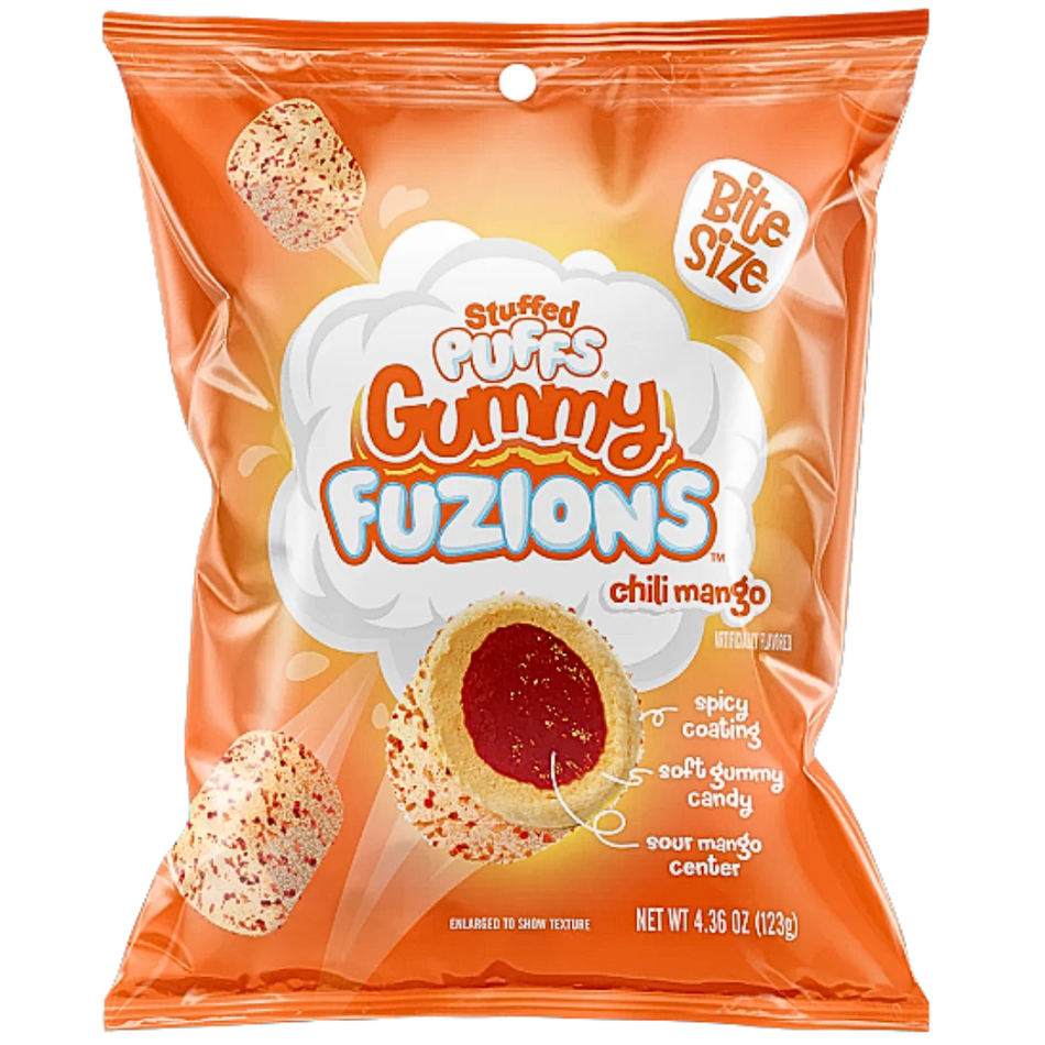 Stuffed Puffs Gummy Fuzions Chili Mango - 120g