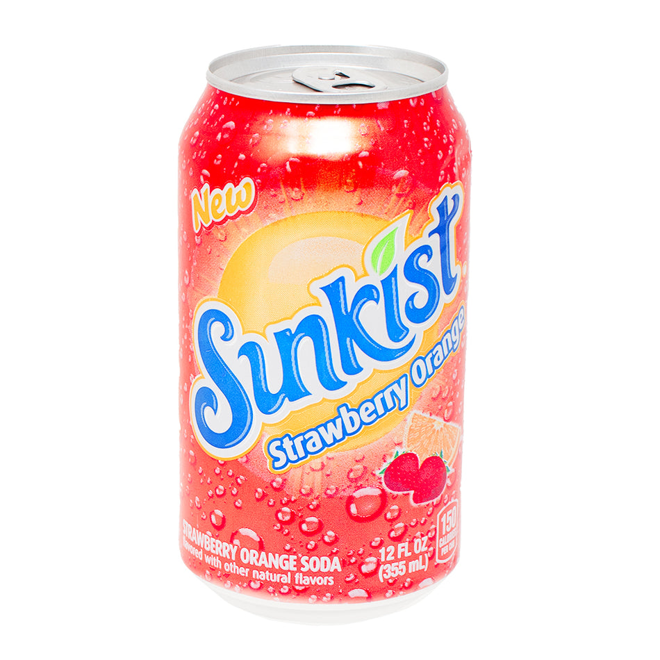 Sunkist Strawberry Orange - 355mL - Sunkist - Sunkist Drink - Sunkist Soda - Sunkist Strawberry Orange - Sunkist Starberry - Sunkist Orange - Strawberry Juice - Orange Juice