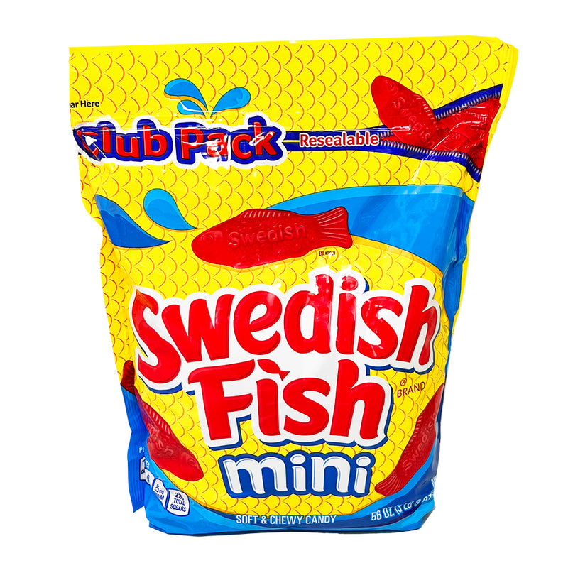 Swedish Fish Mini Club Pack - 3lb **BB 2023/Nov/01**