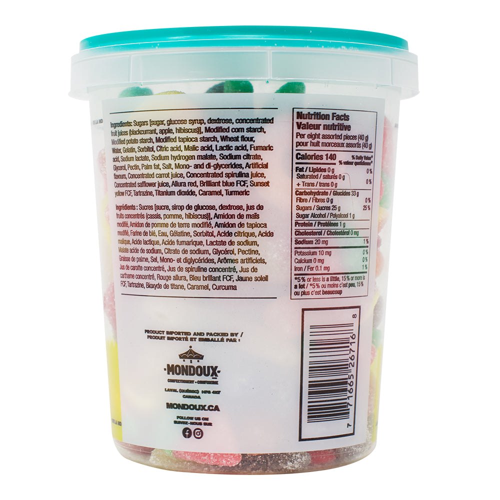 Sweet Sixteen Sweet & Sour - 675g Nutrition Facts Ingredients, sweet sixteen, sweet sixteen candy, canadian candy, canadian sweets, canadian treats