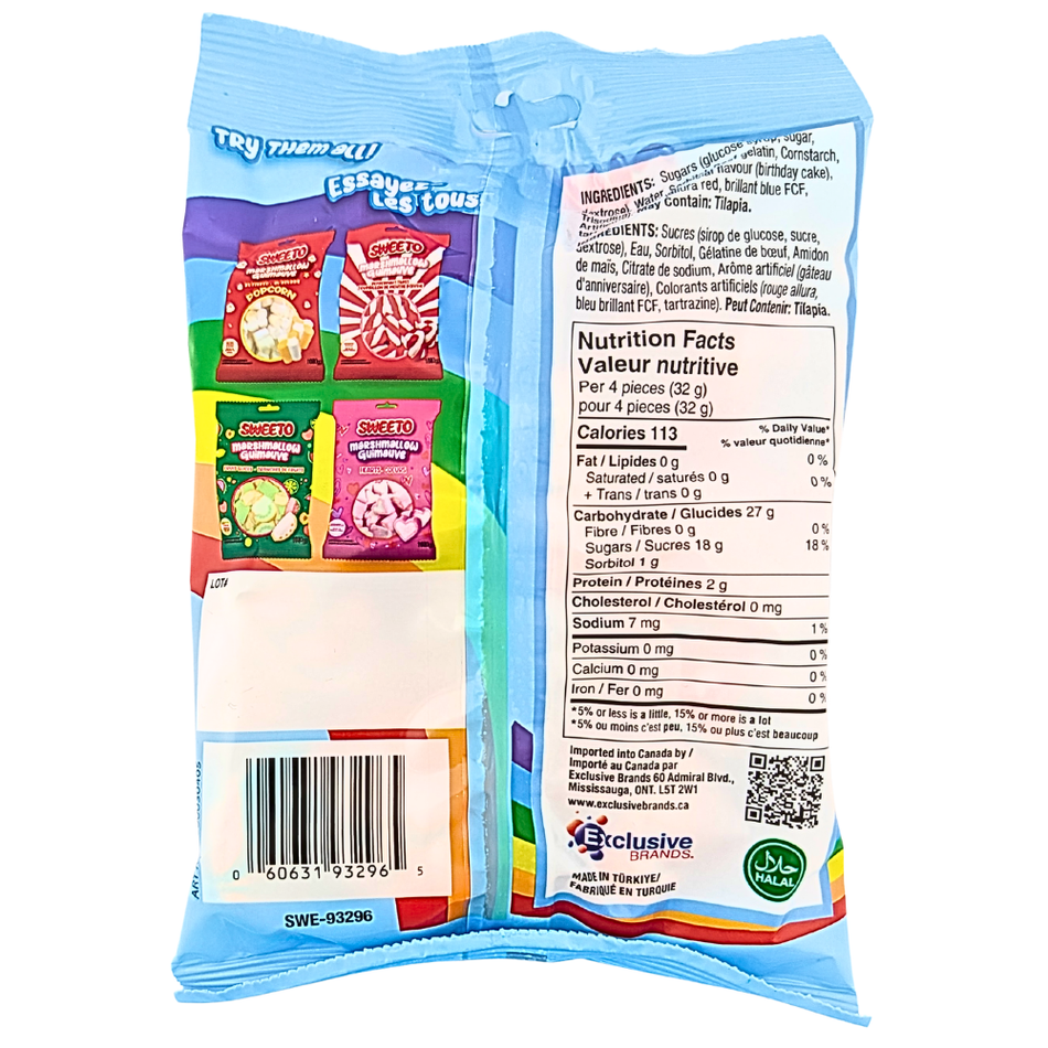Sweeto Marshmallow Unicorn  Swirls - 100g