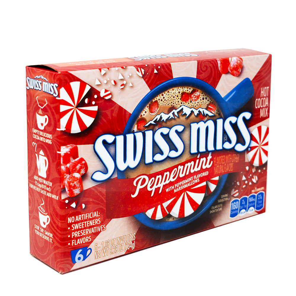 Swiss Miss Hot Cocoa Peppermint with Marshmallows 6pk - 8.28oz