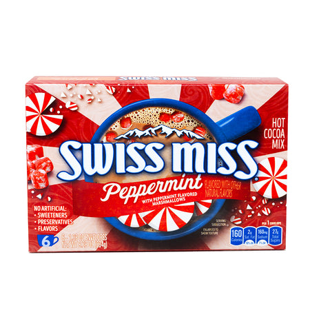 Swiss Miss Hot Cocoa Peppermint with Marshmallows 6pk - 8.28oz