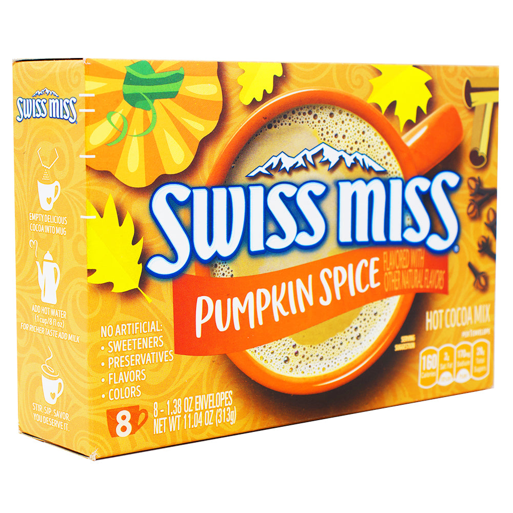 Swiss Miss Hot Cocoa Pumpkin Spice 8pk | Candy Funhouse – Candy Funhouse CA