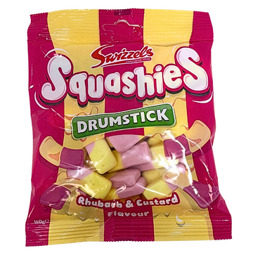 Swizzels Drumstick Squashies Rhubarb & Custard (UK) - 140g