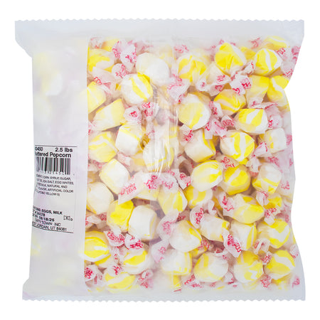 Salt Water Taffy - Buttered Popcorn - 2.5lb  Nutrition Facts Ingredients