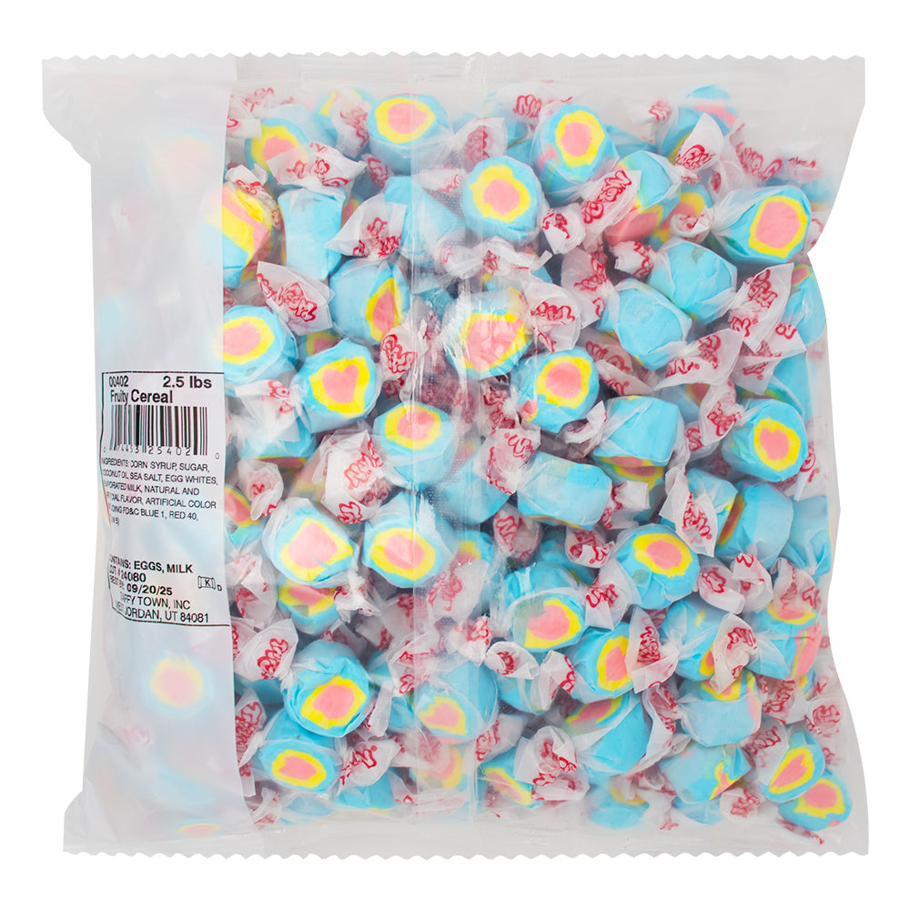 Salt Water Taffy - Fruity Cereal - 2.5lb  Nutrition Facts Ingredients