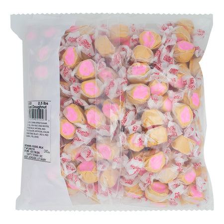 Salt Water Taffy Glazed Doughnut - 2.5lb  Nutrition Facts Ingredients