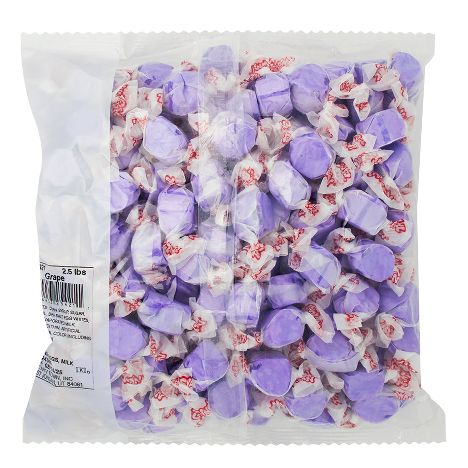 Salt Water Taffy - Grape - 2.5lb  Nutrition Facts Ingredients\