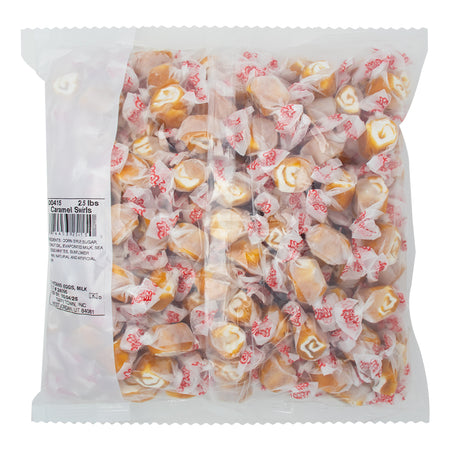 Salt Water Taffy - Caramel Swirls - 2.5lb   Nutrition Facts Ingredients