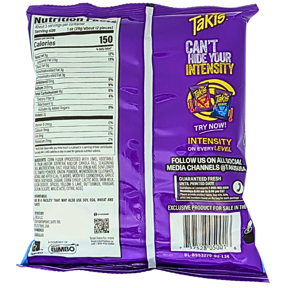 Takis Buckin' Ranch - 3.25oz