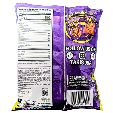 Takis Chile Limon - 3.25oz