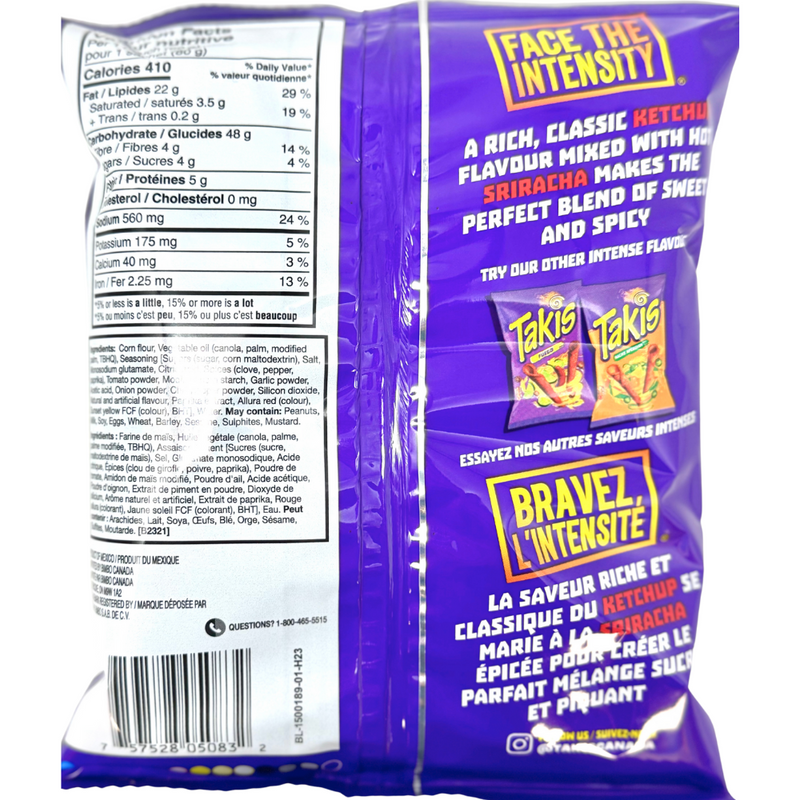 Takis Kaboom Ketchup-Sriracha - 80g
