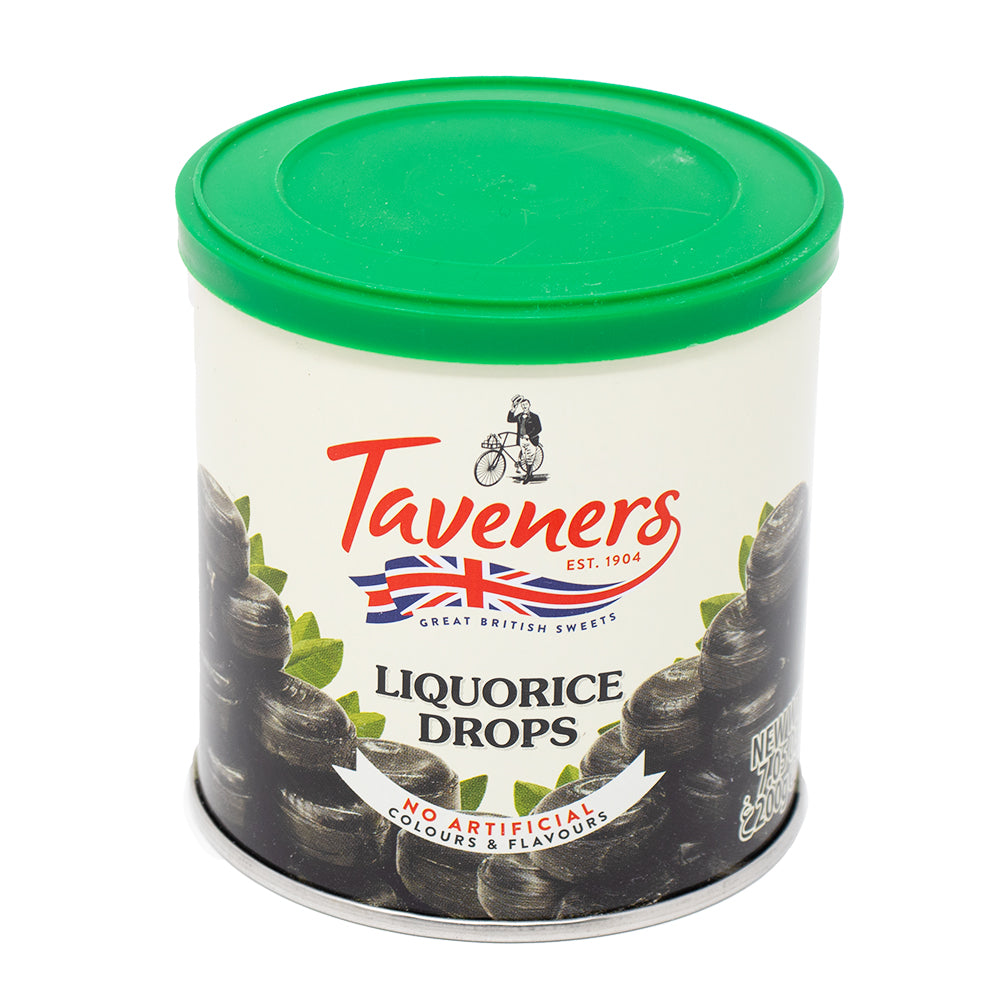 Aazon.co : Taveners Tropical Travel Sweets Drops 200g Tin, (7.05
