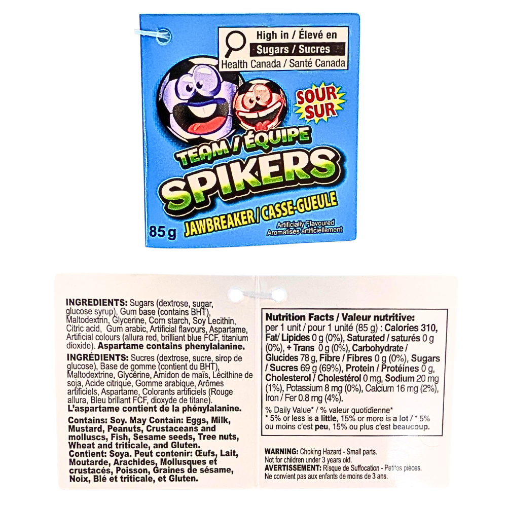 Team Spikers Sour Jawbreaker - 85g