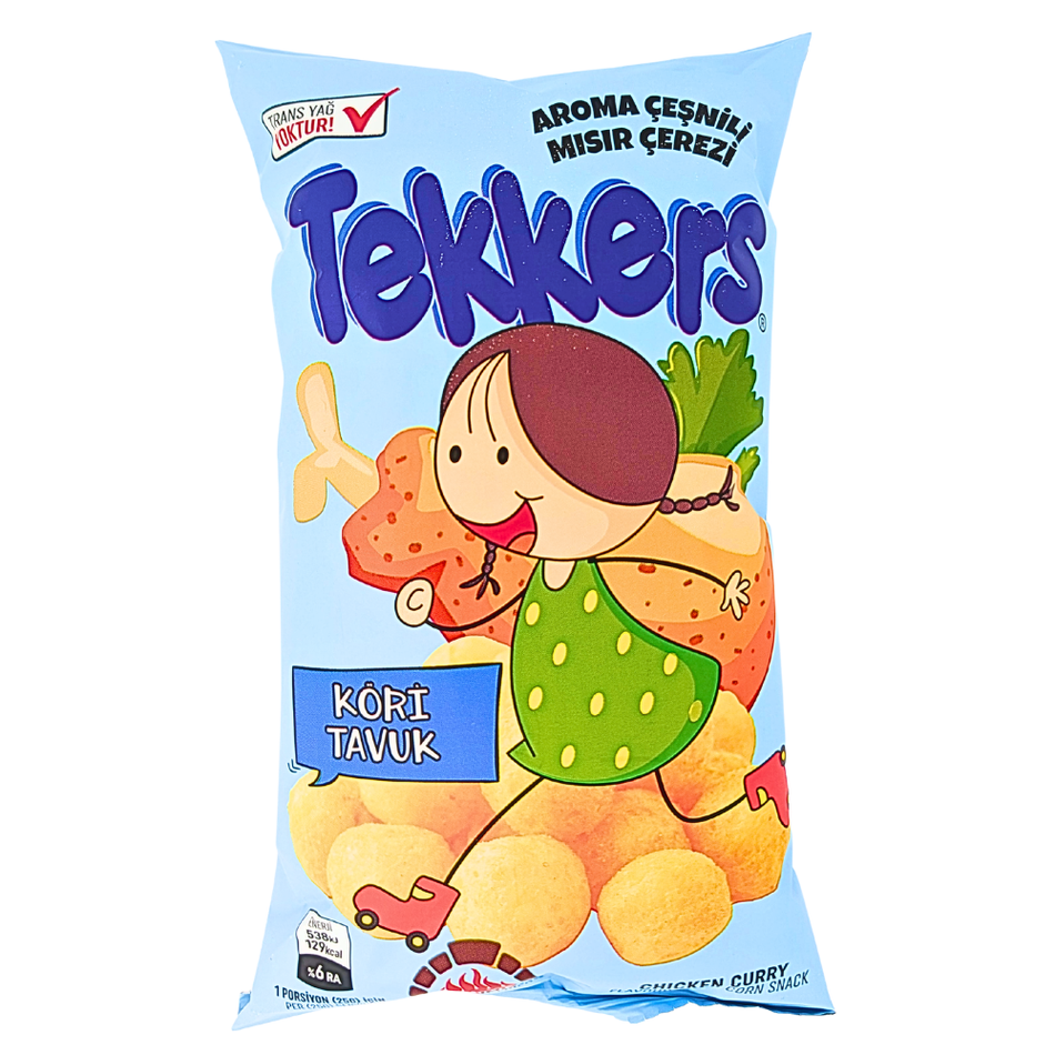 Tekkers Chicken Curry Corn Puffs (Turkey) - 35g