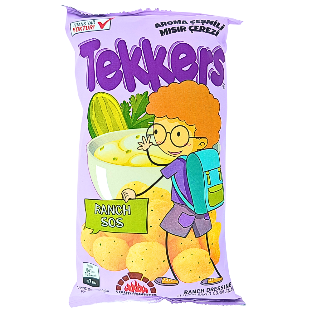 Tekkers Ranch Corn Puffs (Turkey) - 35g | Candy Funhouse – Candy ...