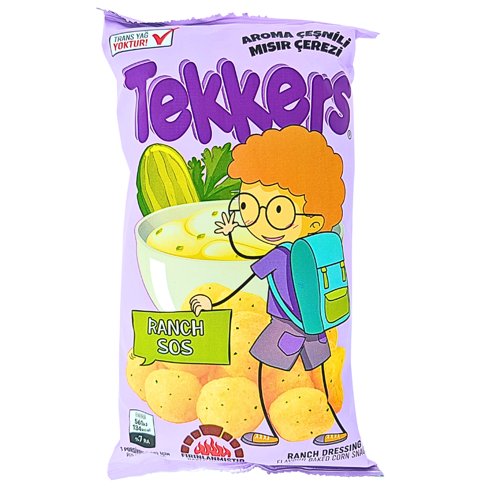 Tekkers Ranch Corn Puffs (Turkey) - 35g