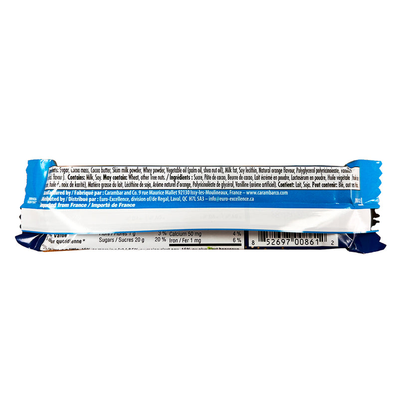 Terry's Orange Original Bar - 35g  Nutrition Facts Ingredients