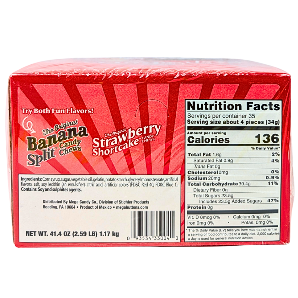 The Original Strawberry Shortcake Candy Chews - 41.4oz