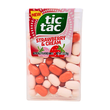 Tic Tac Strawberry & Cream Mints - 1oz - Tic Tac