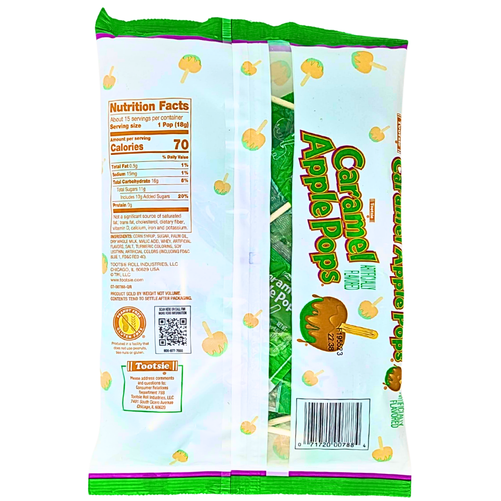 Tootsie Caramel Apple Pops Bag - 9.4oz