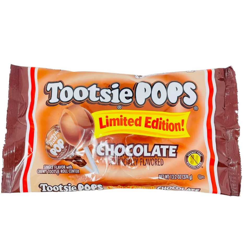 Tootsie Pops Chocolate Limited Edition - 13.2oz