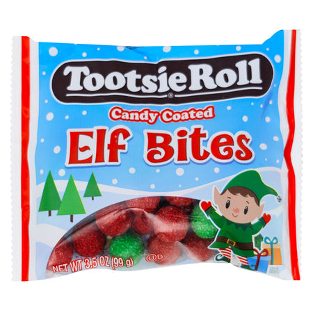 Tootsie Roll Candy Coated Elf Pouch - 3.5oz