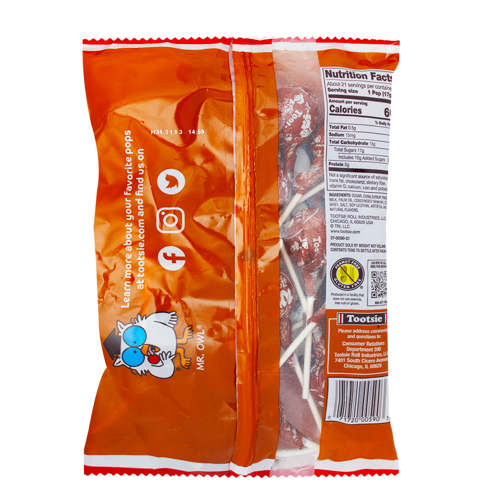 Tootsie Pops Caramel Limited Edition - 12.6oz  Nutrition Facts Ingredients