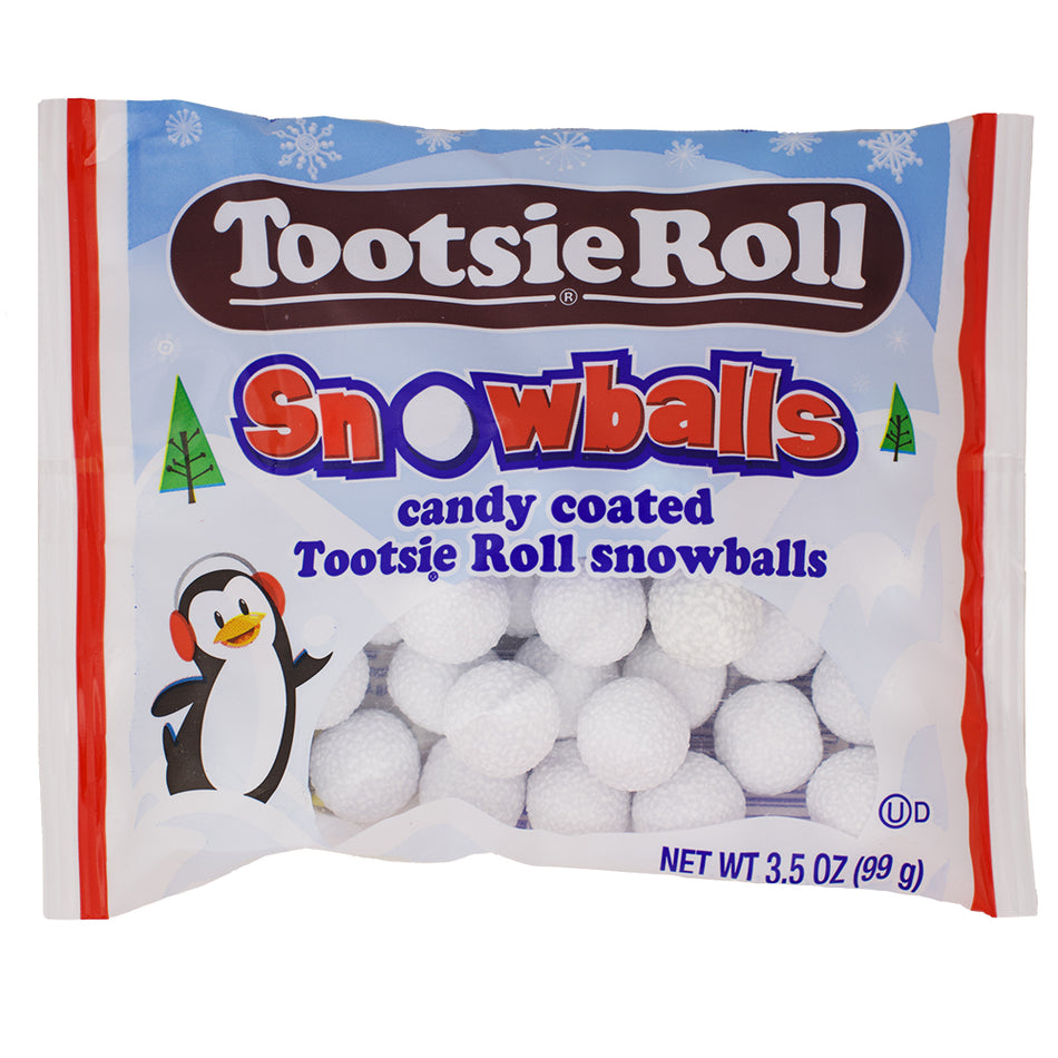 Tootsie Roll Snowballs - 3.5oz - Tootsie Roll - Christmas Candy - stocking stuffers - Santa Claus - retro candy