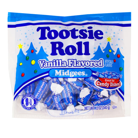 Tootsie Roll Vanilla Midgees - 12oz - Tootsie Roll - Tootsie Roll Vanilla Midgees - Tootsie Roll Candy - Christmas Candy 