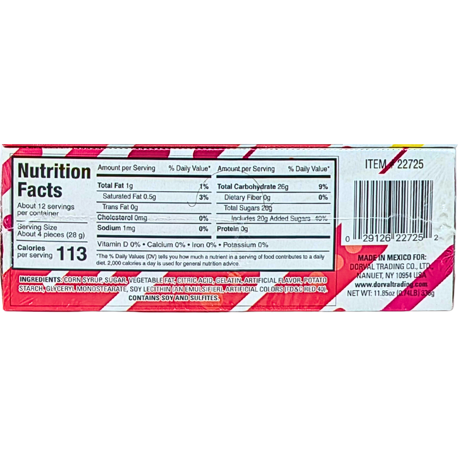 Top Pops Chewy Taffy Strawberry - 336g
