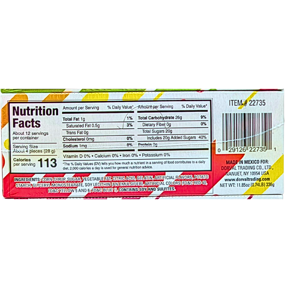 Top Pops Chewy Taffy Strawberry-Lemon - 336g