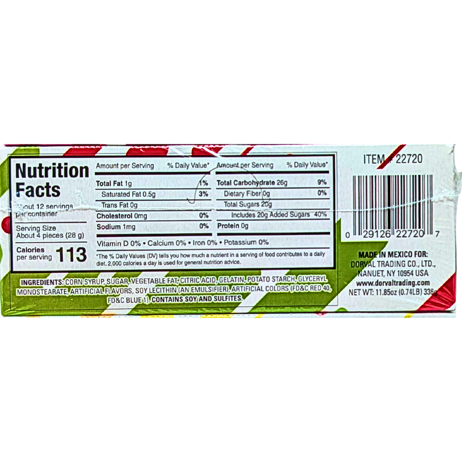 Top Pops Chewy Taffy Watermelon - 336g