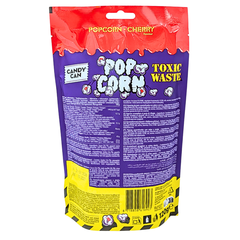 Toxic Waste Cherry Popcorn (UK) - 120g
