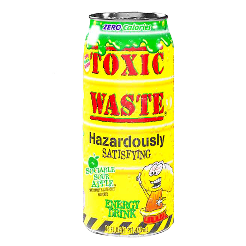 Toxic Waste Energy Drink Sour Apple - 16oz