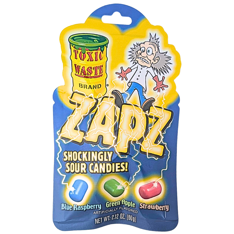 あめ Toxic Waste ZAPZ - 60g | Candy Funhouse – Candy Funhouse CA